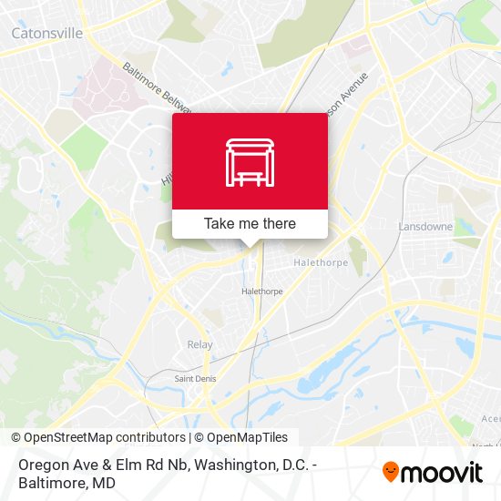 Mapa de Oregon Ave & Elm Rd Nb