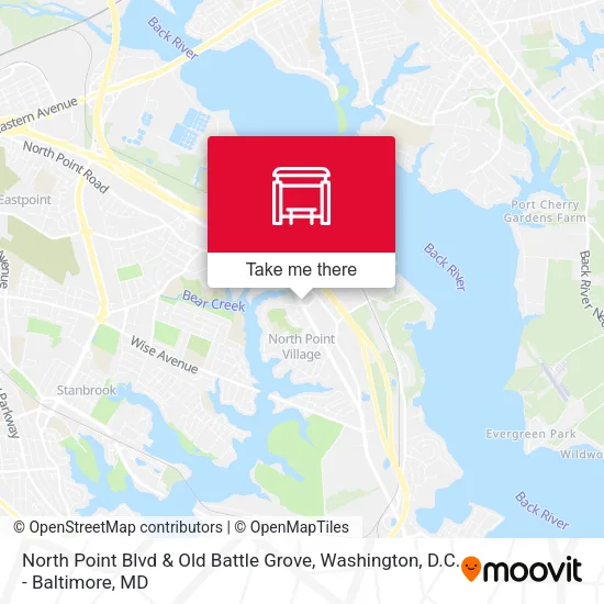North Point Blvd & Old Battle Grove map