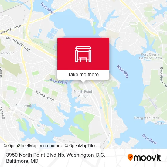 3950 North Point Blvd Nb map