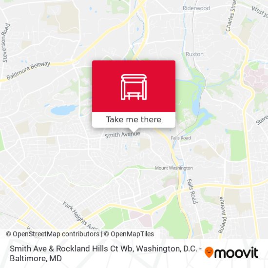 Smith Ave & Rockland Hills Ct Wb map