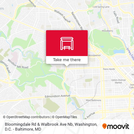 Mapa de Bloomingdale Rd & Walbrook Ave Nb