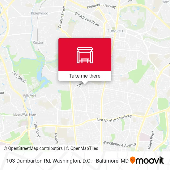 103 Dumbarton Rd map