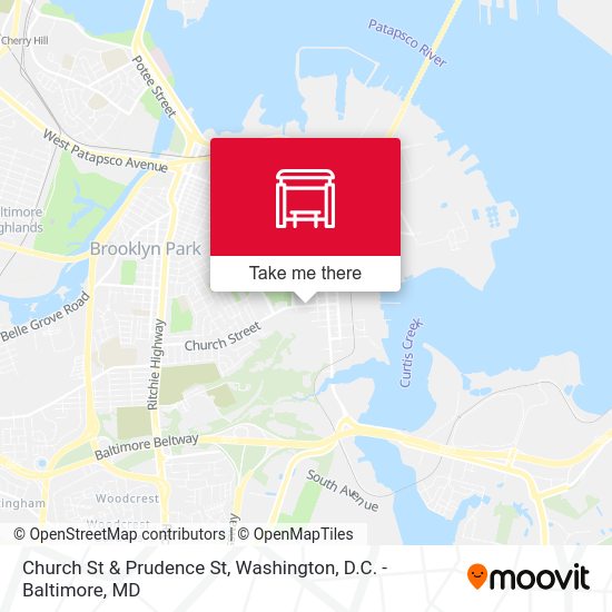 Mapa de Church St & Prudence St
