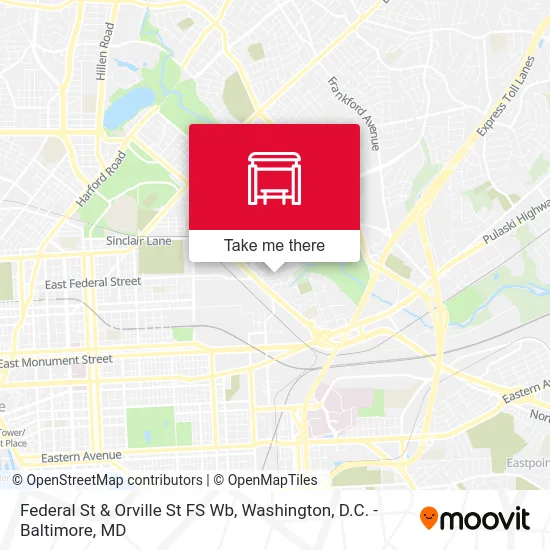 Mapa de Federal St & Orville St FS Wb
