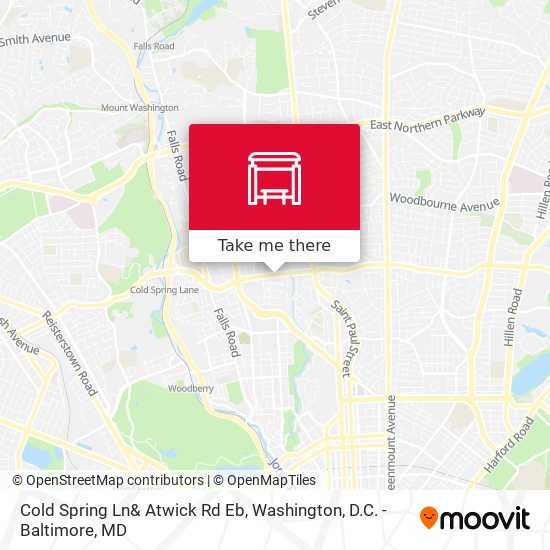 Cold Spring Ln& Atwick Rd Eb map