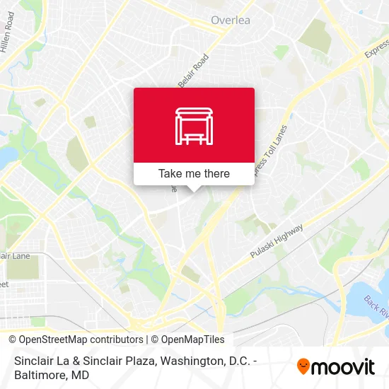 Sinclair La & Sinclair Plaza map