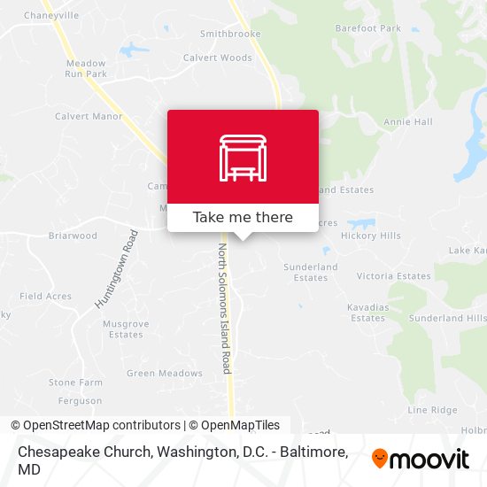 Mapa de Chesapeake Church