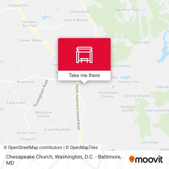 Chesapeake Church map