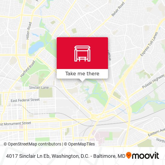 4017 Sinclair Ln Eb map