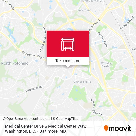 Medical Center Drive & Medical Center Way map