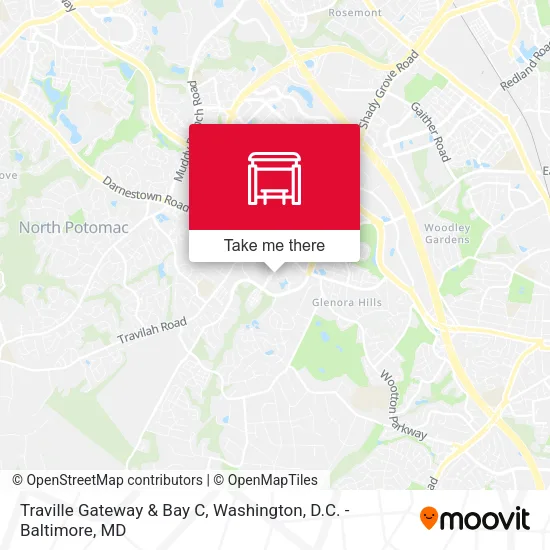 Traville Gateway  & Bay C map