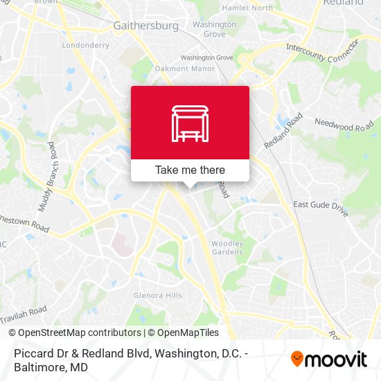 Mapa de Piccard Dr & Redland Blvd