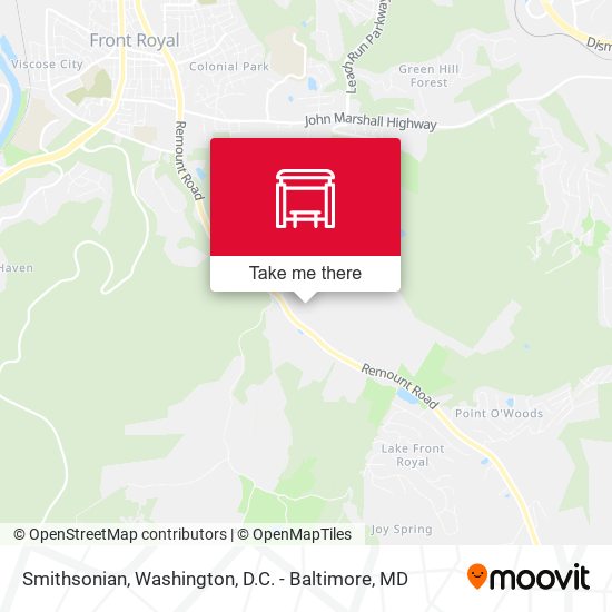 Mapa de Smithsonian