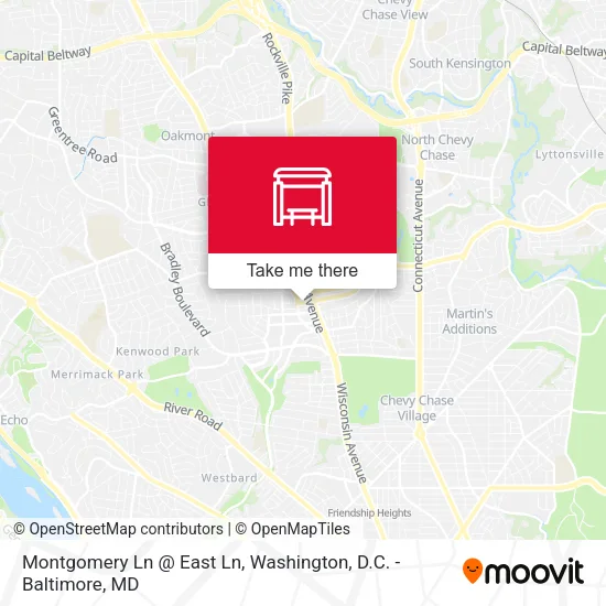 Mapa de Montgomery Ln @ East Ln