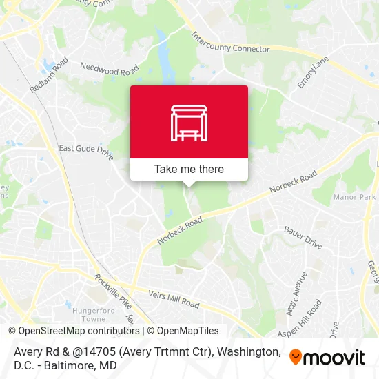 Avery Rd & @14705 (Avery Trtmnt Ctr) map