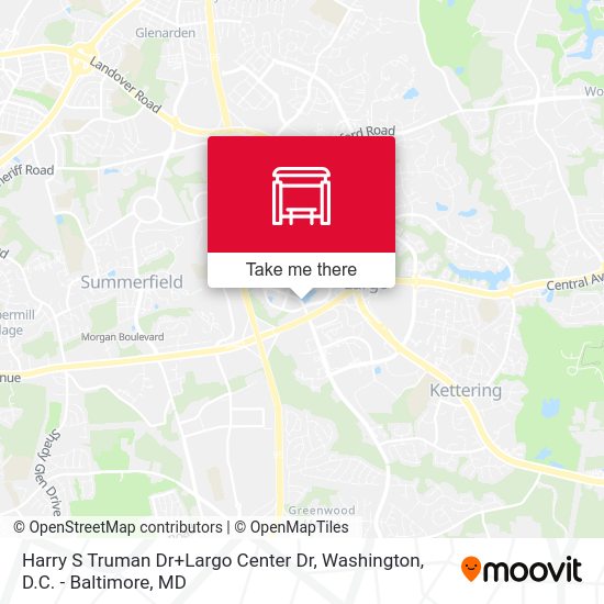 Mapa de Harry S Truman Dr+Largo Center Dr