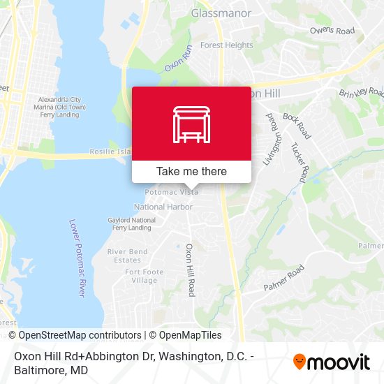 Oxon Hill Rd+Abbington Dr map