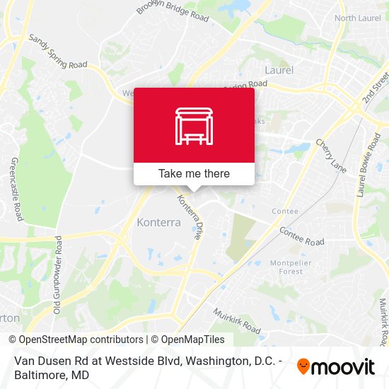 Van Dusen Rd at Westside Blvd map