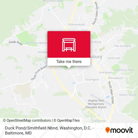 Duck Pond/Smithfield Nbnd map