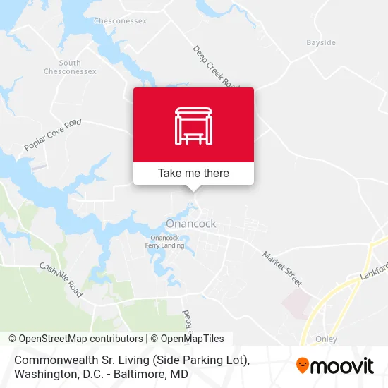 Commonwealth Sr. Living (Side Parking Lot) map