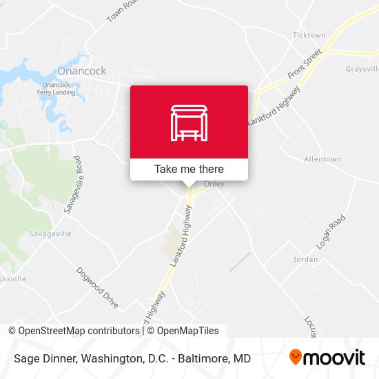 Sage Dinner map
