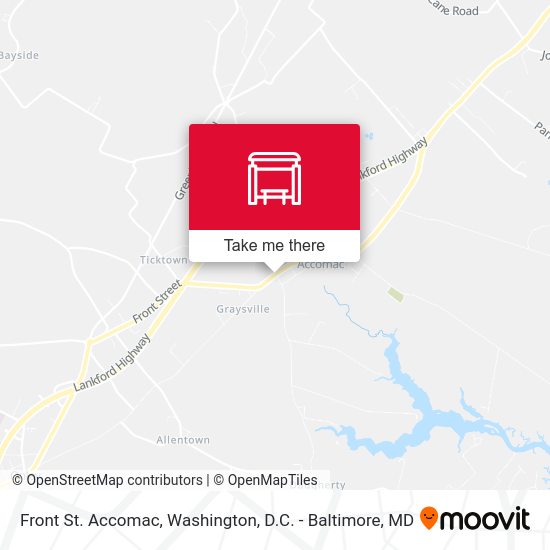 Mapa de Front St. Accomac