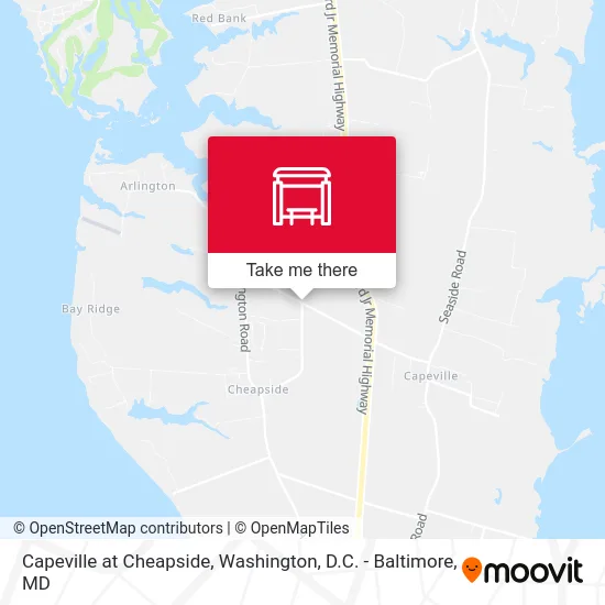 Capeville at Cheapside map