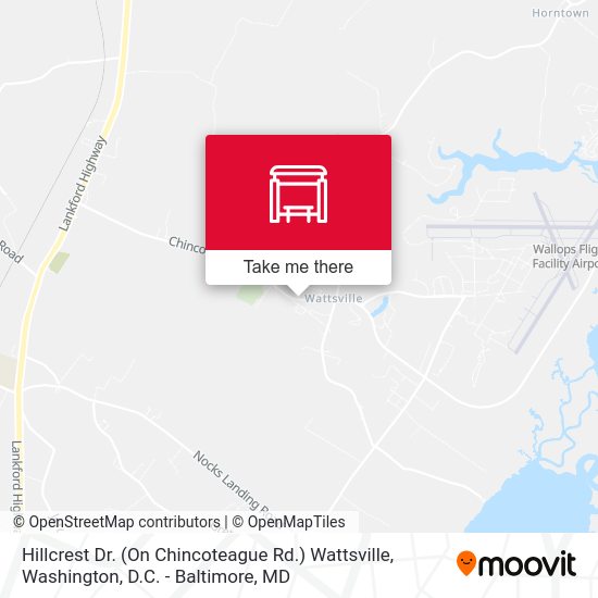 Hillcrest Dr. (On Chincoteague Rd.) Wattsville map