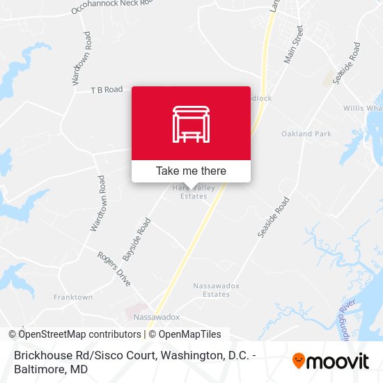 Mapa de Brickhouse Rd/Sisco Court