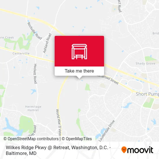 Wilkes Ridge Pkwy @ Retreat map