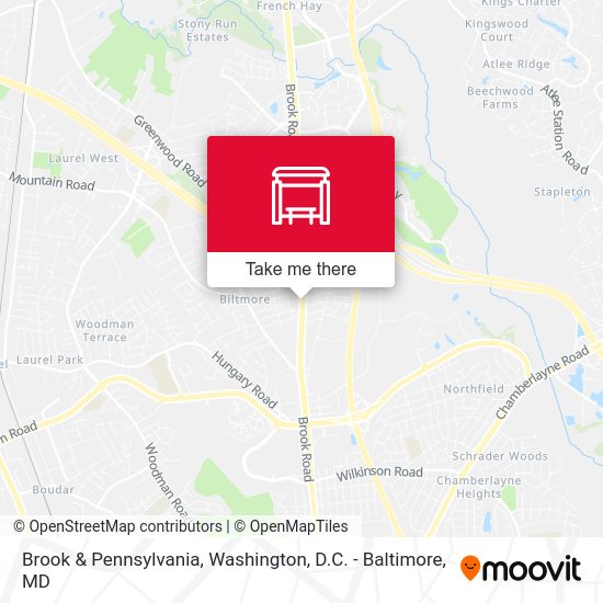 Mapa de Brook & Pennsylvania