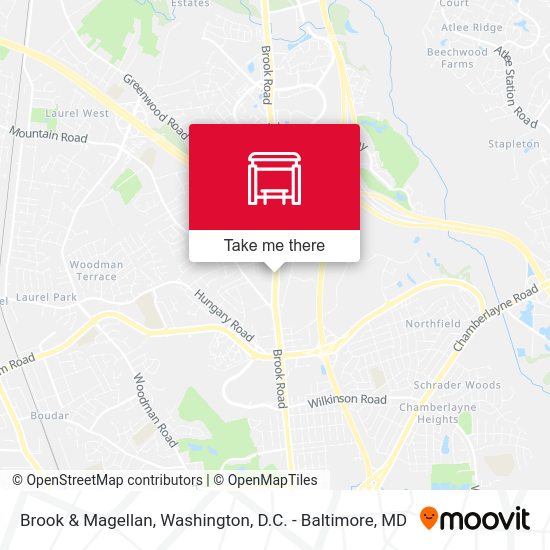 Brook & Magellan map