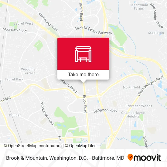 Brook & Mountain map