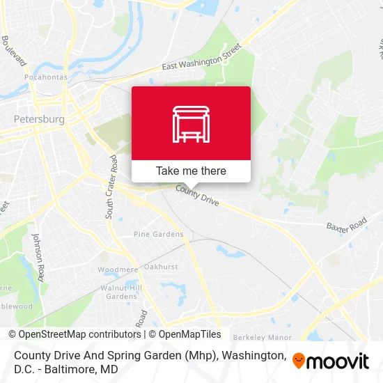 County Drive And Spring Garden (Mhp) map