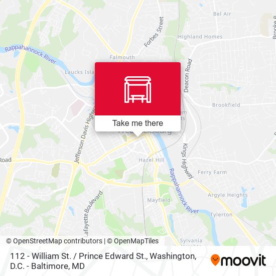 Mapa de 112 - William St. / Prince Edward St.