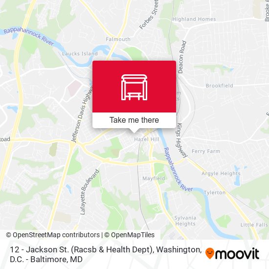 Mapa de 12 - Jackson St. (Racsb & Health Dept)