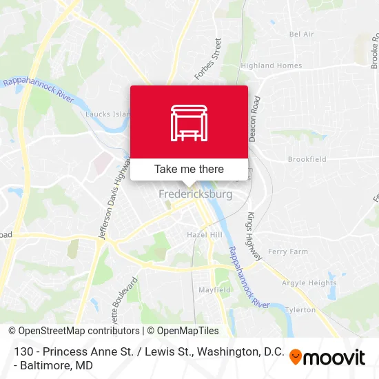 130 - Princess Anne St. / Lewis St. map