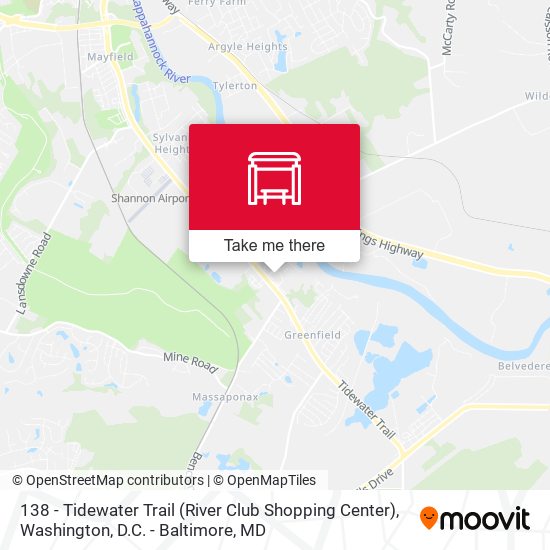 Mapa de 138 - Tidewater Trail (River Club Shopping Center)