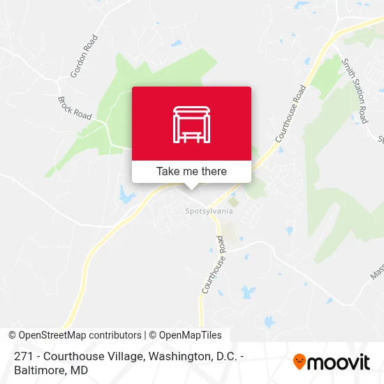 271 - Courthouse Village map