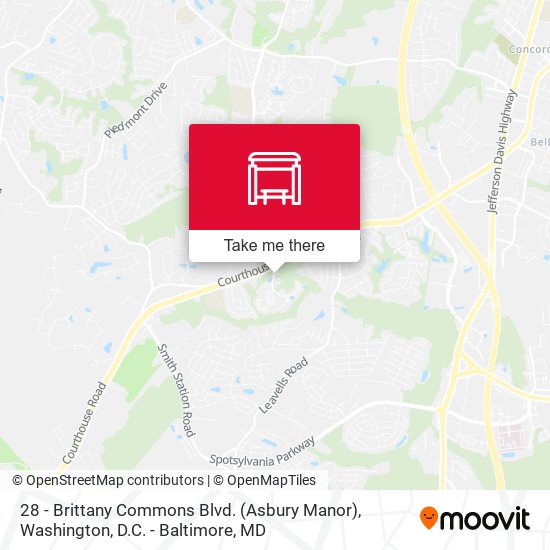 Mapa de 28 - Brittany Commons Blvd. (Asbury Manor)