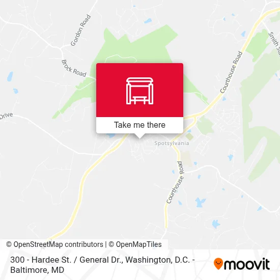 300 - Hardee St. / General Dr. map