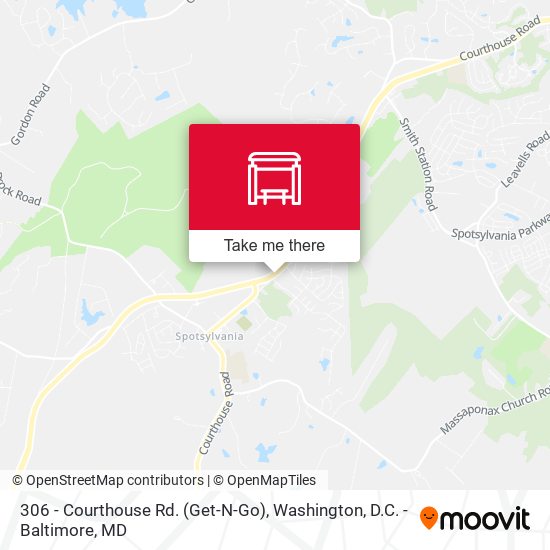 Mapa de 306 - Courthouse Rd. (Get-N-Go)