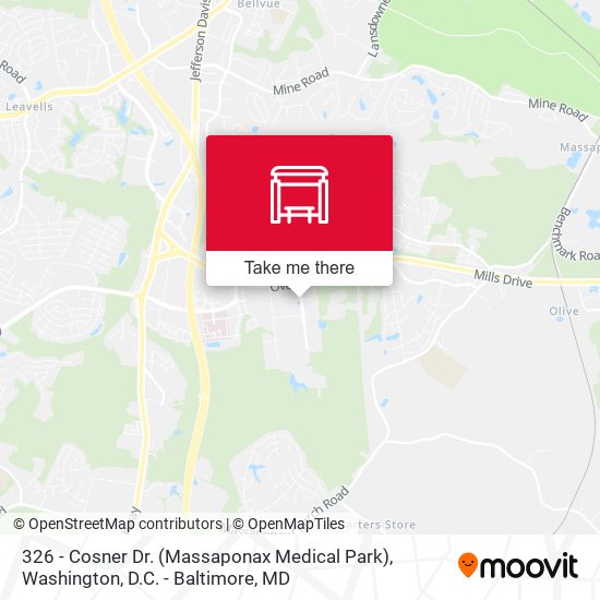 Mapa de 326 - Cosner Dr. (Massaponax Medical Park)