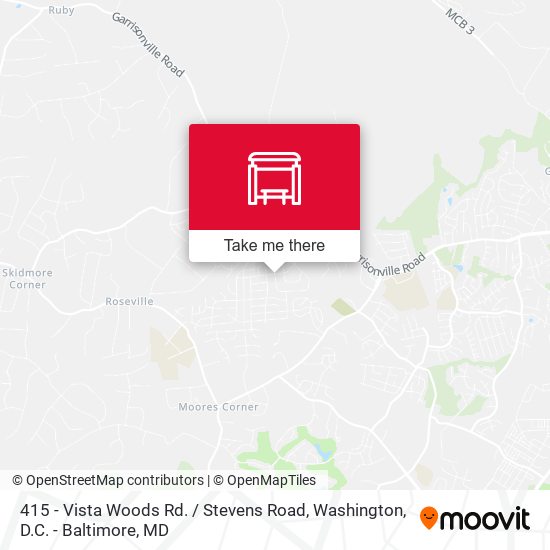 415 - Vista Woods Rd. / Stevens Road map