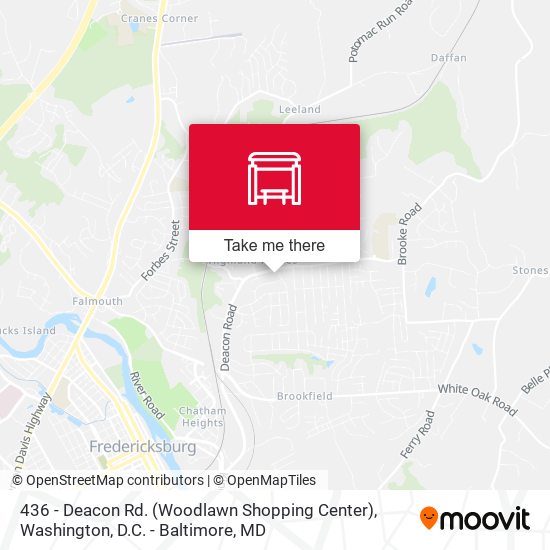 Mapa de 436 - Deacon Rd. (Woodlawn Shopping Center)
