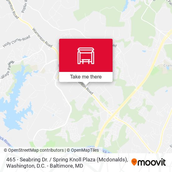 465 - Seabring Dr. / Spring Knoll Plaza (Mcdonalds) map