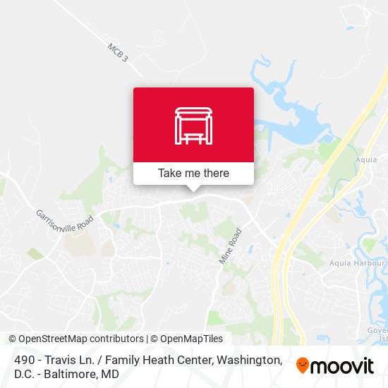 Mapa de 490 - Travis Ln. / Family Heath Center