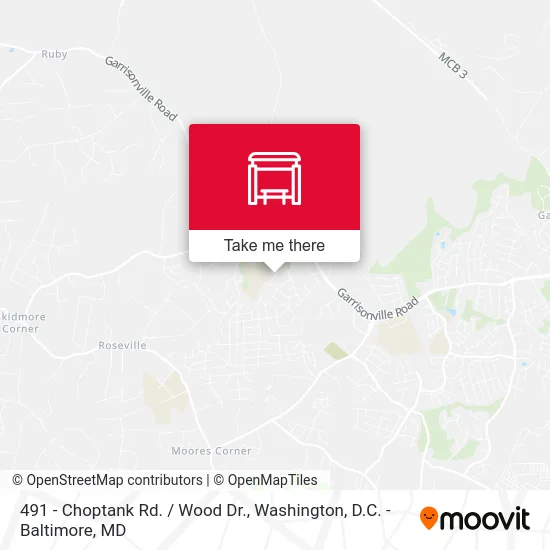 491 - Choptank Rd. / Wood Dr. map