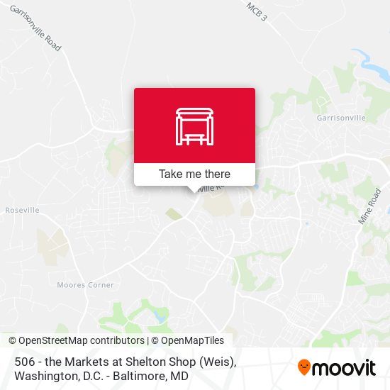 Mapa de 506 - the Markets at Shelton Shop (Weis)