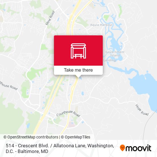 514 - Crescent Blvd. / Allatoona Lane map